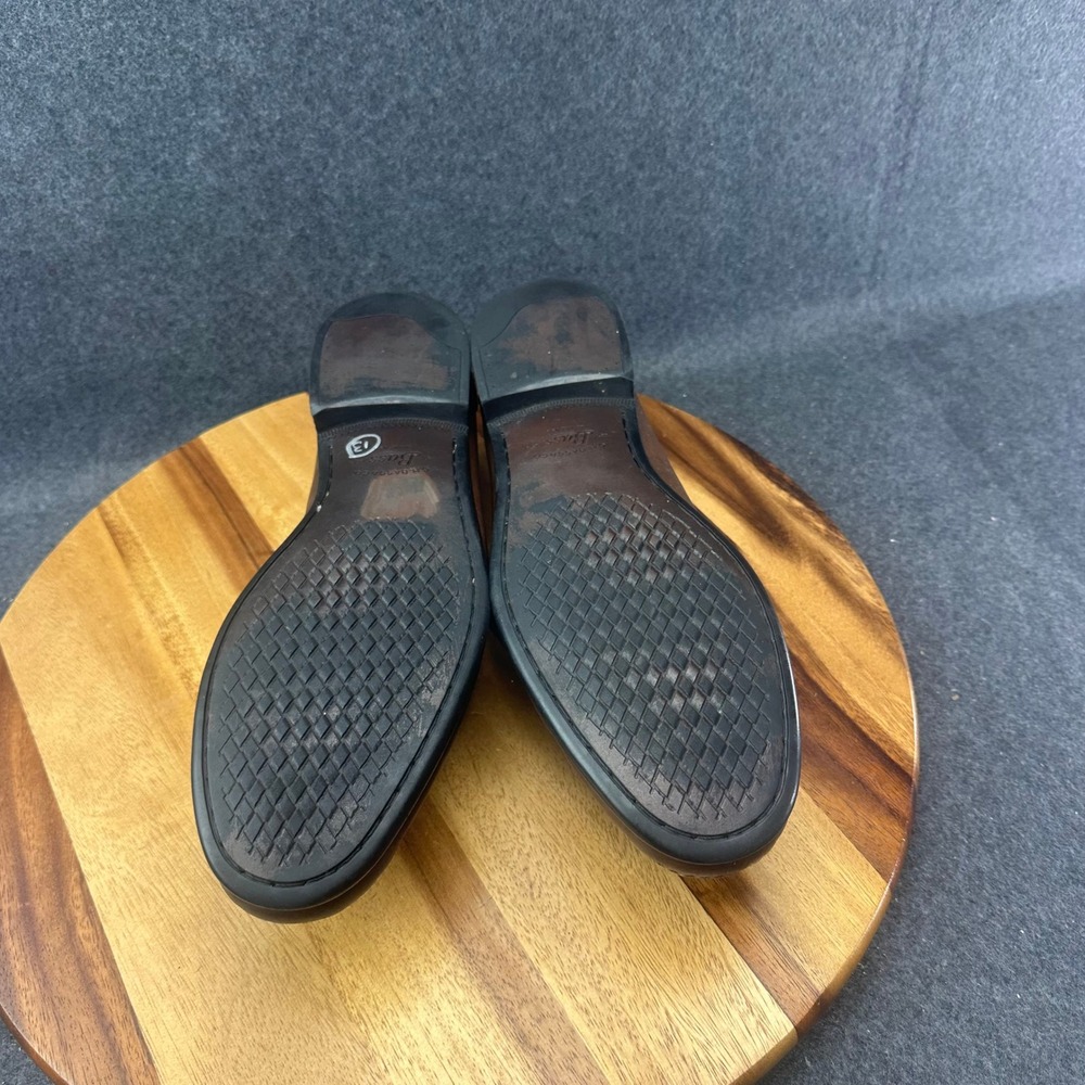 GH Bass & Co Mens Brown Penny Loafers Brown Slip On Size 13 70-73067 - Picture 9 of 12